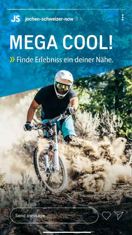 Jochen Schweizer NOW Social Media 1