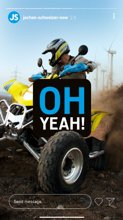 Jochen Schweizer NOW Social Media 2